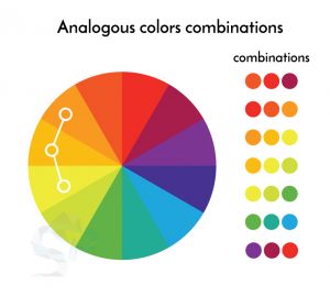 culori analogice logo design
