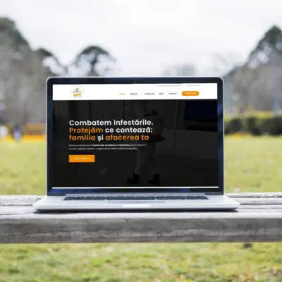 Website profesional pentru servicii de dezinsectie si deratizare